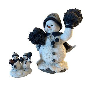 Penn State Snowman Alice #1 Fan 2nd Edition 2001 & Henry and Alice Miniature